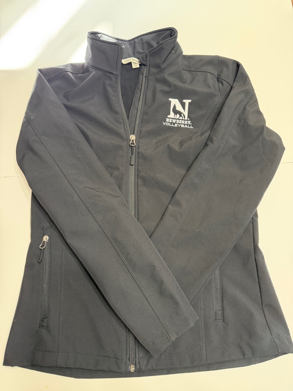 Port Authority Black Newberry Volleyball Jacket with Volleyball Logo
